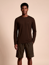 Lataa kuva gallerian katseluohjelmaan, Gallery: Uv Line Rashguard Longsleeve New Fit Textura Masc Brown Upf50+