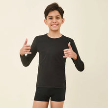 Lataa kuva gallerian katseluohjelmaan, Image 04: Uv Line Rashguard Longsleeve Uvpro Kids Black Upf50+
