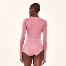 Lataa kuva gallerian katseluohjelmaan, Model Back: Uv Line Badeanzug Swimsuit Macae Malva Upf50+