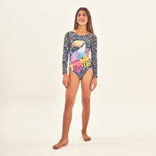 Lataa kuva gallerian katseluohjelmaan, Image 05: Uv Line Mädchen-Badeanzug Swimsuit Girl Tucano Upf50+