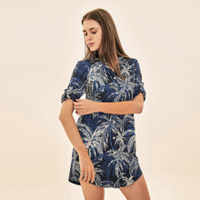 Lataa kuva gallerian katseluohjelmaan, Image 02: Uv Line Hemdblusenkleid Shirtdress Coqueiros Marinho Upf50+