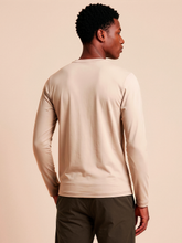 Lataa kuva gallerian katseluohjelmaan, Model Back: Uv Line T-Shirts Für Herren Longsleeve New Fit Masc Sand Upf50+