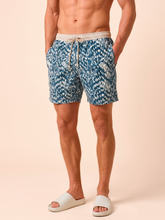 Lataa kuva gallerian katseluohjelmaan, Gallery: Uv Line Bermuda-Shorts Shorts Acqua Boxer Tie Dye Blue Upf50+
