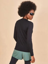 Lataa kuva gallerian katseluohjelmaan, Image 04: Uv Line Rashguard Longsleeve Fem Skin Infratherm Preto Upf50+