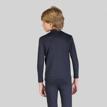 Lataa kuva gallerian katseluohjelmaan, Model Back: Uv Line Rashguard Rash Guard Kids High-Neck Black Upf50+