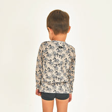 Lataa kuva gallerian katseluohjelmaan, Model Back: Uv Line Rashguard Longsleeve Baby Zebra Upf50+