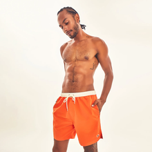 Lataa kuva gallerian katseluohjelmaan, Gallery: Uv Line Bermuda-Shorts Shorts Boxer Orange Upf50+