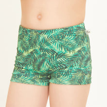 Lataa kuva gallerian katseluohjelmaan, Image 04: Uv Line Jungen-Badehose Swim Trunks Kids Leaves Upf50+