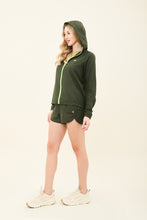 Lataa kuva gallerian katseluohjelmaan, Image 03: Uv Line Fitness-Cover-Up Bag-Foldable Windbreaker Jacket Verde Militar