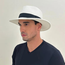 Lataa kuva gallerian katseluohjelmaan, Image 06: Uv Line Panamahut Hat Shanghai Imp Uni White Black Upf50+
