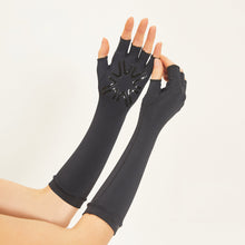 Lataa kuva gallerian katseluohjelmaan, Image 06: Uv Line Handschuhe Long Gloves Uni Black Upf50+
