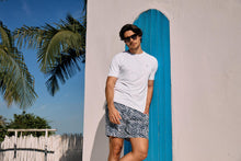 Lataa kuva gallerian katseluohjelmaan, Image 05: Uv Line Bermuda-Shorts Shorts Acqua Boxer Tie Dye Blue Upf50+
