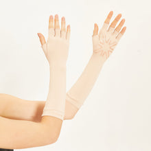 Lataa kuva gallerian katseluohjelmaan, Image 05: Uv Line Handschuhe Long Gloves Uni Beige Upf50+
