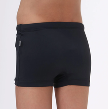 Lataa kuva gallerian katseluohjelmaan, Model Back: Uv Line Jungen-Badehose Trunks Kids F Inf Black Upf50+
