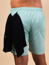 Lataa kuva gallerian katseluohjelmaan, Model Back: Uv Line Bermuda-Shorts Shorts Acqua Boxer Indigo Upf50+
