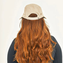 Lataa kuva gallerian katseluohjelmaan, Model Back: Uv Line Mützen Visor Capri Colors Nac Fem Sand Black Upf50+
