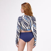 Lataa kuva gallerian katseluohjelmaan, Model Back: Uv Line Set Bikini Ondas Upf50+
