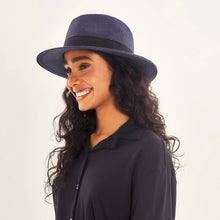 Lataa kuva gallerian katseluohjelmaan, Image 02: Uv Line Panamahut Hat Shanghai Imp Uni Navy Blue Upf50+
