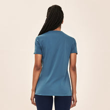 Lataa kuva gallerian katseluohjelmaan, Model Back: Uv Line Fitness-Top T-Shirt Sport Fit Aco Upf50+
