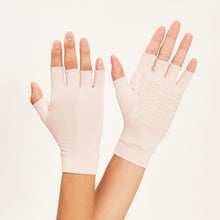 Lataa kuva gallerian katseluohjelmaan, Image 02: Uv Line Handschuhe Short Gloves Anti-Aging Uni Nude Upf50+
