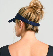 Lataa kuva gallerian katseluohjelmaan, Image 08: Uv Line Visor Visor Athletic Dry Fem Navy Blue Upf50+
