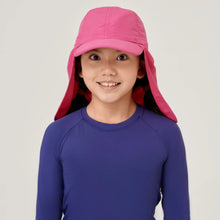 Lataa kuva gallerian katseluohjelmaan, Model Front: Uv Line Mützen Legionario Teens Pink Upf50+
