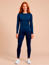 Lataa kuva gallerian katseluohjelmaan, Model Front: Uv Line Rashguard Longsleeve Uvpro Fem Cobalt Upf50+

