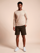 Lataa kuva gallerian katseluohjelmaan, Model Front: Uv Line T-Shirts Für Herren T-Shirt New Fit Masc Sand Upf50+
