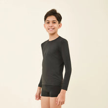 Lataa kuva gallerian katseluohjelmaan, Image 02: Uv Line Rashguard Longsleeve Uvpro Kids Black Upf50+
