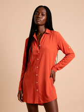 Lataa kuva gallerian katseluohjelmaan, Image 03: Uv Line Hemdblusenkleid Shirtdress Copenhagen Pitanga Upf50+
