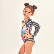 Lataa kuva gallerian katseluohjelmaan, Image 02: Uv Line Mädchen-Badeanzug Swimsuit Girl Tucano Upf50+
