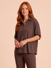 Lataa kuva gallerian katseluohjelmaan, Gallery: Uv Line Hemdblusenkleid Shirt Copa Brown Upf50+

