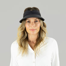 Lataa kuva gallerian katseluohjelmaan, Model Front: Uv Line Visor Visor Granada Eva Fem Matte Black Upf50+
