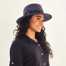 Lataa kuva gallerian katseluohjelmaan, Image 04: Uv Line Panamahut Hat Shanghai Imp Uni Navy Blue Upf50+

