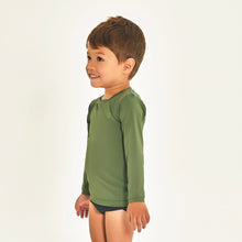 Lataa kuva gallerian katseluohjelmaan, Image 02: Uv Line Rashguard Longsleeve Baby Green Militar Upf50+
