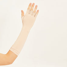 Lataa kuva gallerian katseluohjelmaan, Image 02: Uv Line Handschuhe Long Gloves Uni Beige Upf50+
