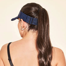 Lataa kuva gallerian katseluohjelmaan, Image 05: Uv Line Visor Elastic Visor Navy Blue Upf50+
