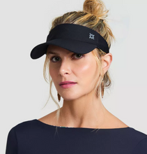 Lataa kuva gallerian katseluohjelmaan, Model Front: Uv Line Visor Visor Athletic Dry Fem Black Upf50+
