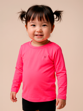Lataa kuva gallerian katseluohjelmaan, Gallery: Uv Line Rashguard Longsleeve Baby Pink Fluor Upf50+
