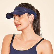 Lataa kuva gallerian katseluohjelmaan, Image 02: Uv Line Visor Elastic Visor Navy Blue Upf50+
