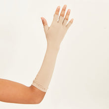 Lataa kuva gallerian katseluohjelmaan, Image 02: Uv Line Handschuhe Long Gloves Uni Chocolate Upf50+

