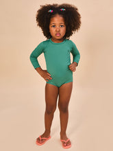 Lataa kuva gallerian katseluohjelmaan, Image 02: Uv Line Baby-Bademode Baby Longsleeve Swimsuit Deep Sea Upf50+
