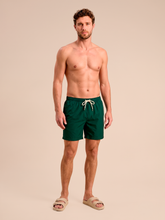 Lataa kuva gallerian katseluohjelmaan, Model Front: Uv Line Bermuda-Shorts Shorts Acqua Boxer Military Green Upf50+
