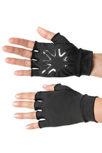 Lataa kuva gallerian katseluohjelmaan, Model Front: Uv Line Handschuhe Short Gloves Uni Black Upf50+
