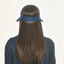 Lataa kuva gallerian katseluohjelmaan, Model Back: Uv Line Visor Grecia Navy Fit Upf50+
