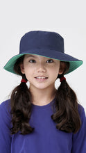 Lataa kuva gallerian katseluohjelmaan, Model Front: Uv Line Schlapphut Hat California Inf Navy Blue Lagoa Upf50+
