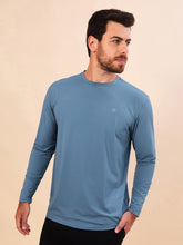 Lataa kuva gallerian katseluohjelmaan, Image 03: Uv Line Rashguard Longsleeve Uvpro Masc Indigo Upf50+
