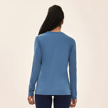 Lataa kuva gallerian katseluohjelmaan, Model Back: Uv Line Rashguard Longsleeve Sport Fit Aco Upf50+
