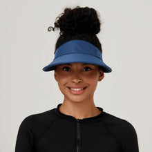 Lataa kuva gallerian katseluohjelmaan, Model Front: Uv Line Visor Visor Leblon Navy Blue Upf50+
