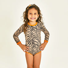 Lataa kuva gallerian katseluohjelmaan, Model Front: Uv Line Baby-Bademode Swimsuit Baby Zebra Upf50+
